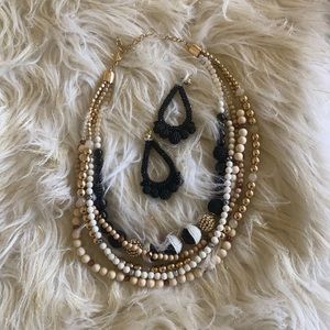 Vintage Sassy Jones Necklace & Bambi Earrings set